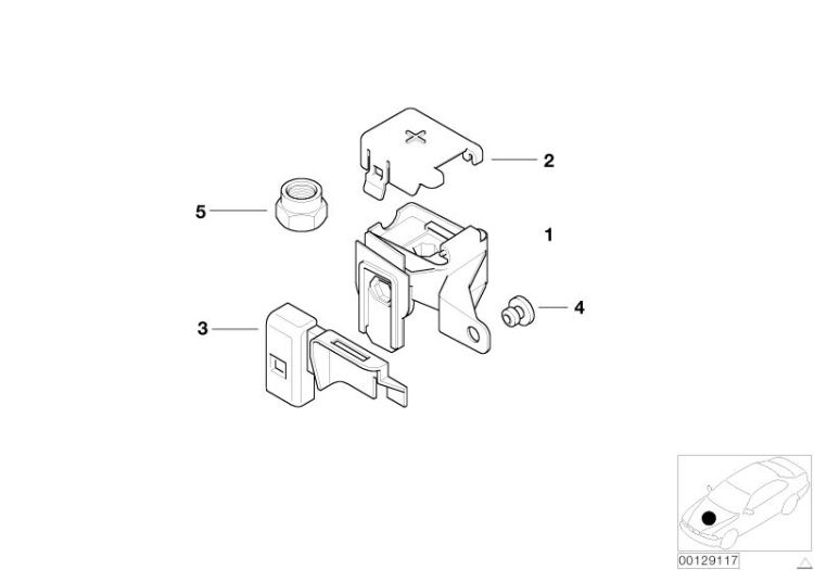 61138385159 Holder base B+ Vehicle electrical system Battery BMW X3 F25 E46 E83N >129117<, Soporte d punto d apoyo B+