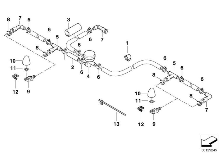 Single parts for head lamp cleaning ->47606611087