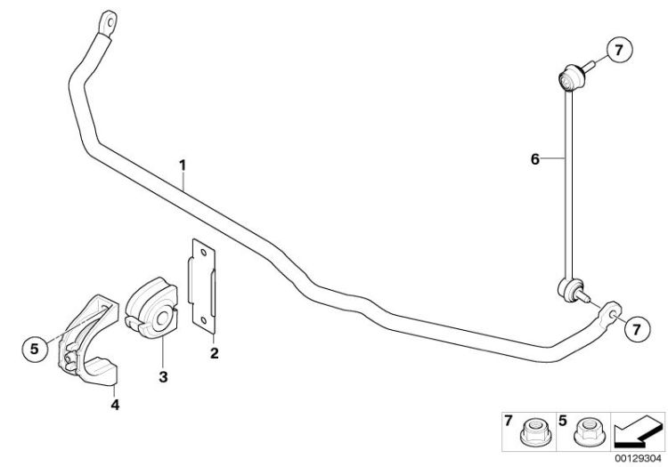 Stabilizer, front ->47750310658