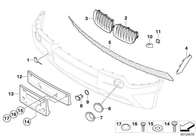 Mounted parts, bumper ->47789515242