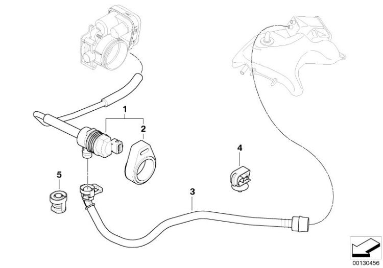 Fuel tank breather valve ->47750131030