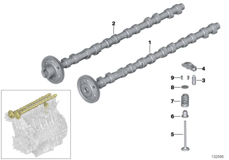 Timing and valve train-camshaft ->47751113654