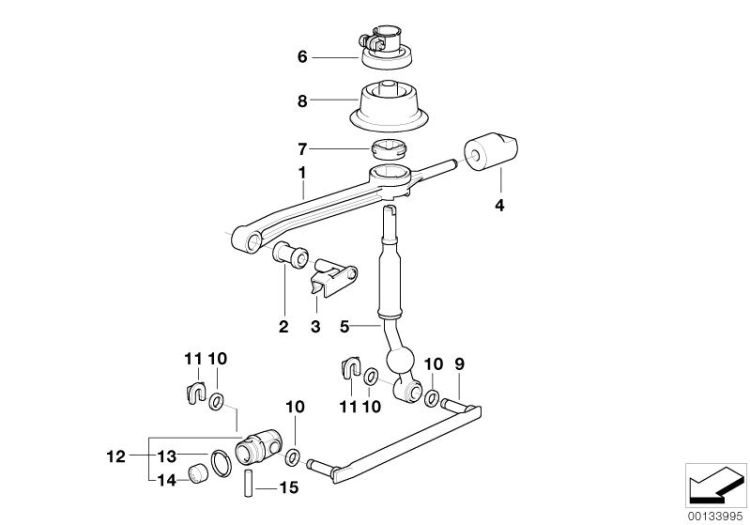 Schaltung mechanisches Getriebe ->47600250375