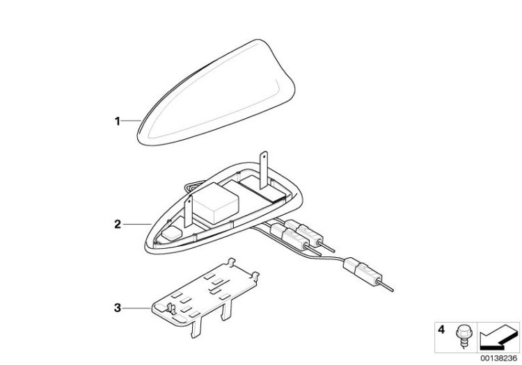 Single parts, antenna ->