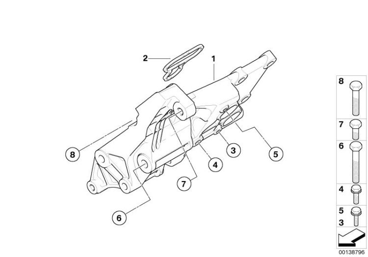 Alternatormounting parts ->47742121242