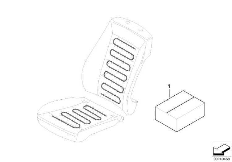Nachrüstsatz Sitzheizung vorne ->48922032629