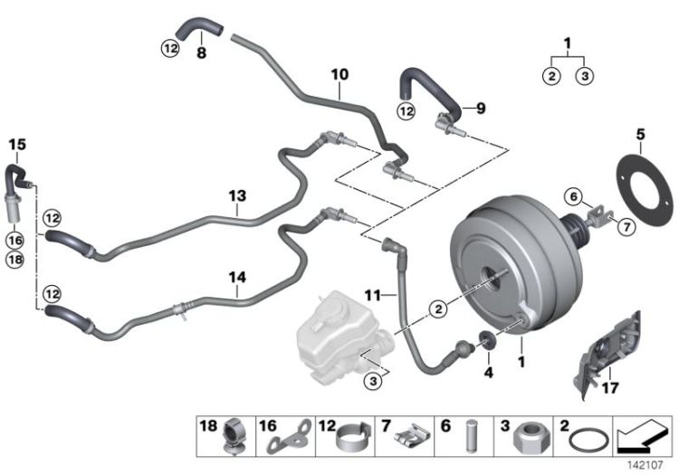 Power brake unit depression ->48480341481