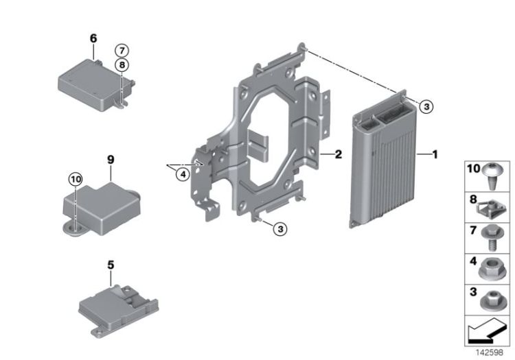 Single parts SA 644/SA 6FL lugg.comp. ->48831840670