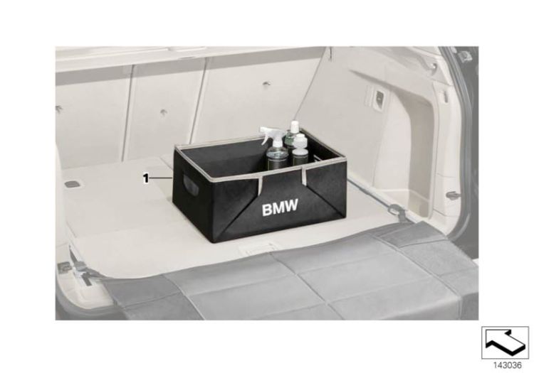 Luggage compartment box, folding ->900315
