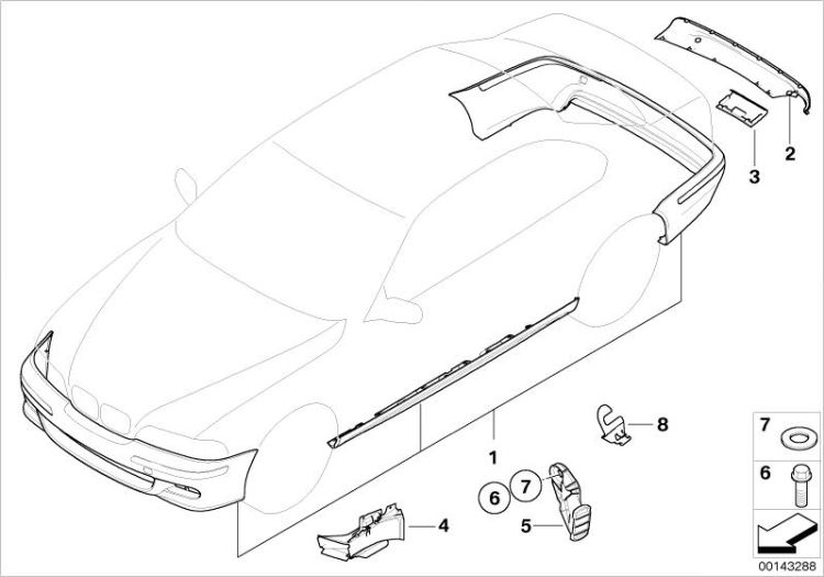 Retrofit kit M aerodyn. package ->47600030791