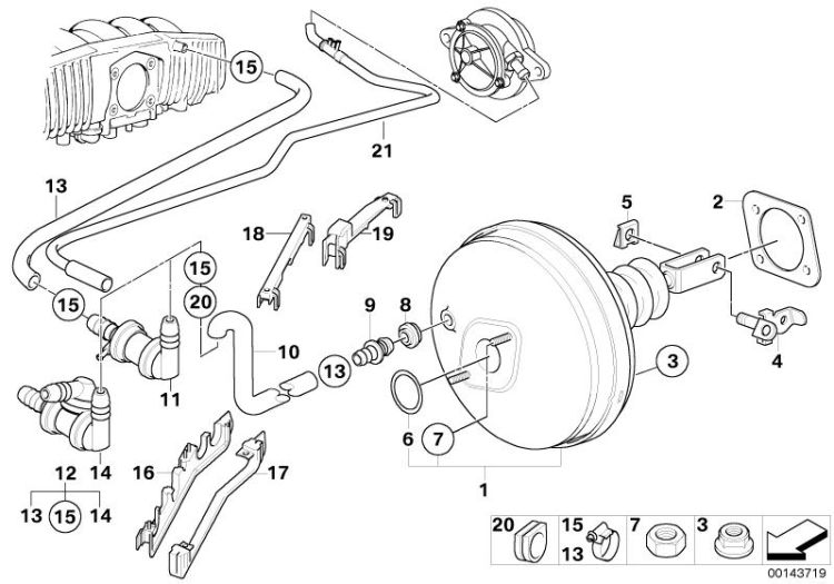 Power brake unit depression ->47211340698