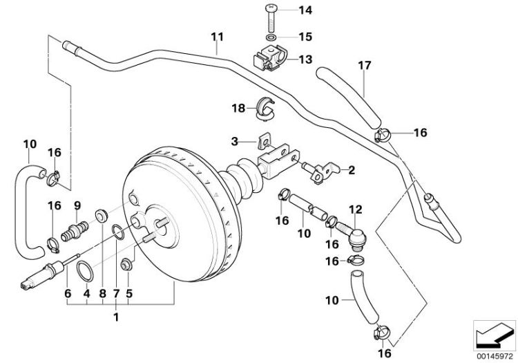 Power brake unit depression ->47155340291