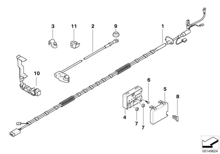 Battery cable ->47738321197