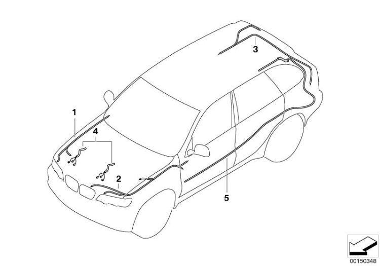 Repair cable main cable harness ->47738611449