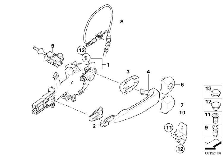 Locking system, door, front II ->48480411634