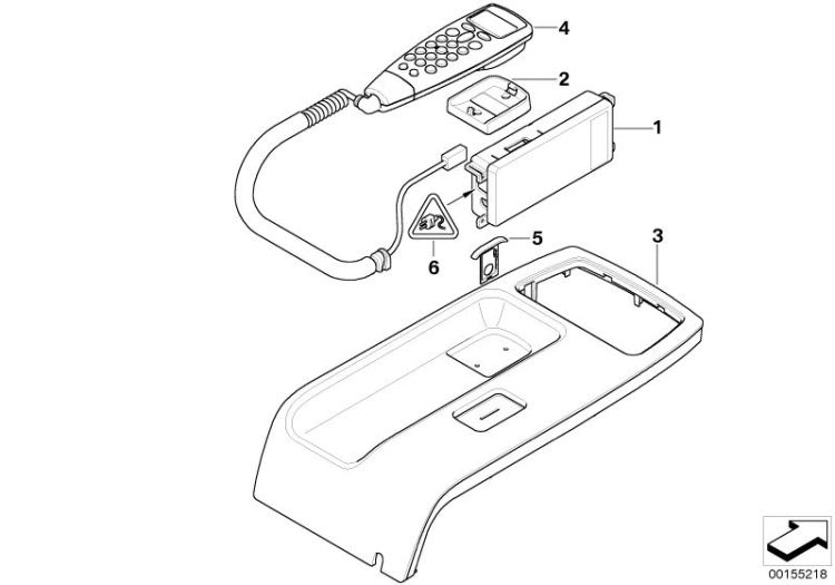 Einzelteile Tandem Autotelefon SA6NA ->47776840707