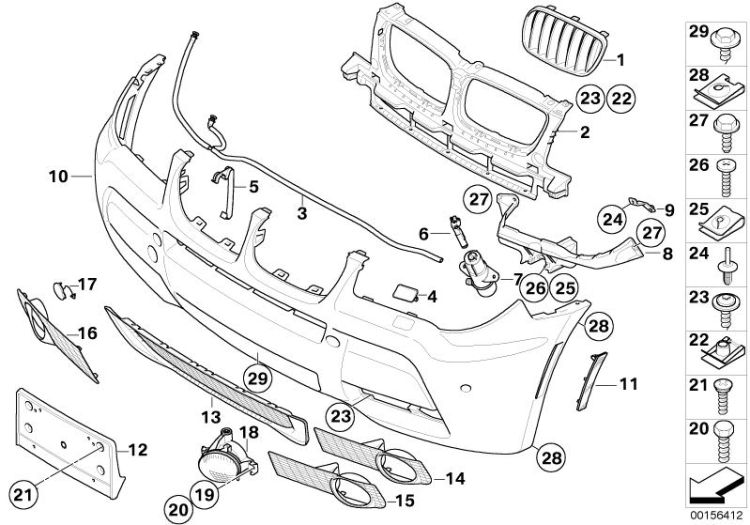 Retrofit, M aerodynamic kit, front ->47789612004