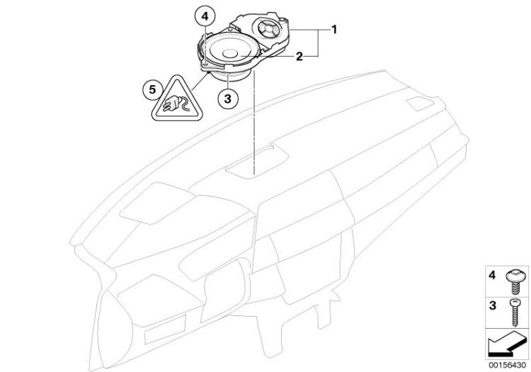 Loudspeaker, instrument panel ->50139651702