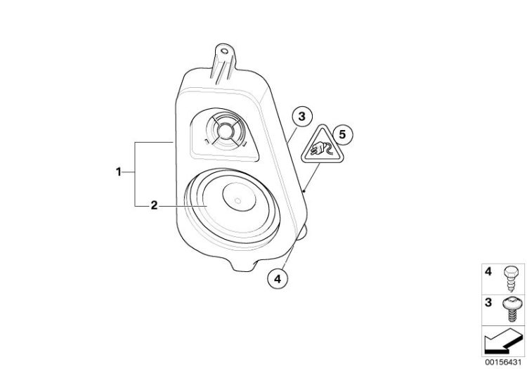 Single parts, Top HiFi system, D-pillar ->50139651703