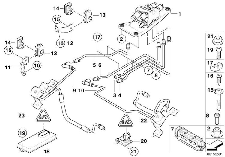 Valve block and add-on parts/Dyn.Drive ->50139310790