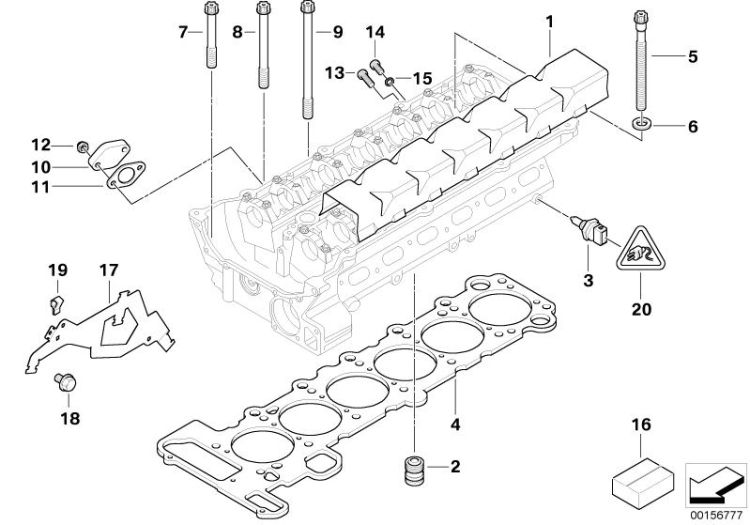 Cylinder head attached parts ->