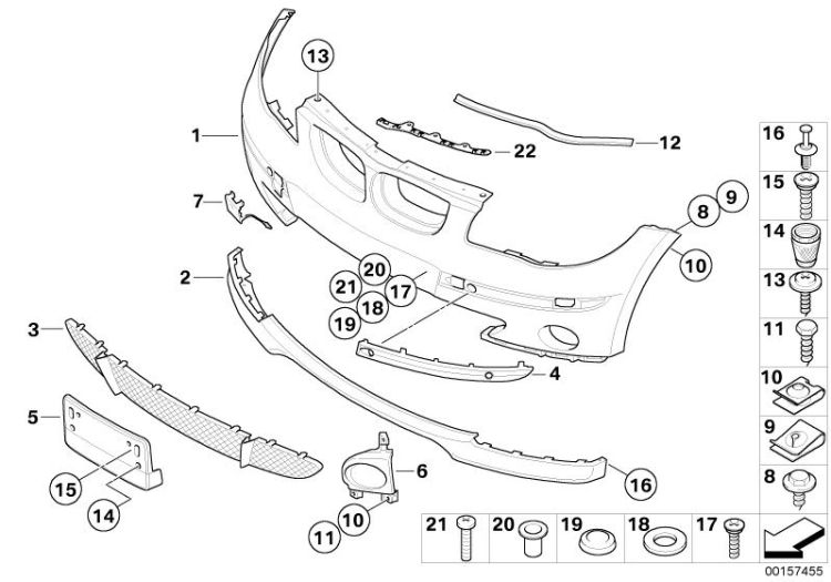 Trim panel, front ->48922515332