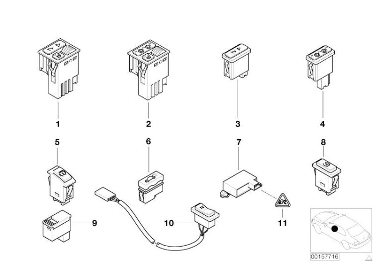 Various switches, TV switch ->47507610946