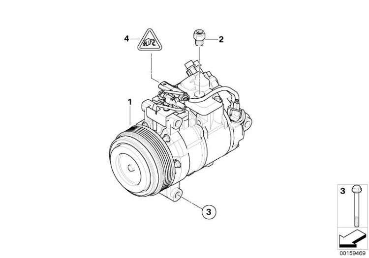 RP air conditioning compressor ->50142641597