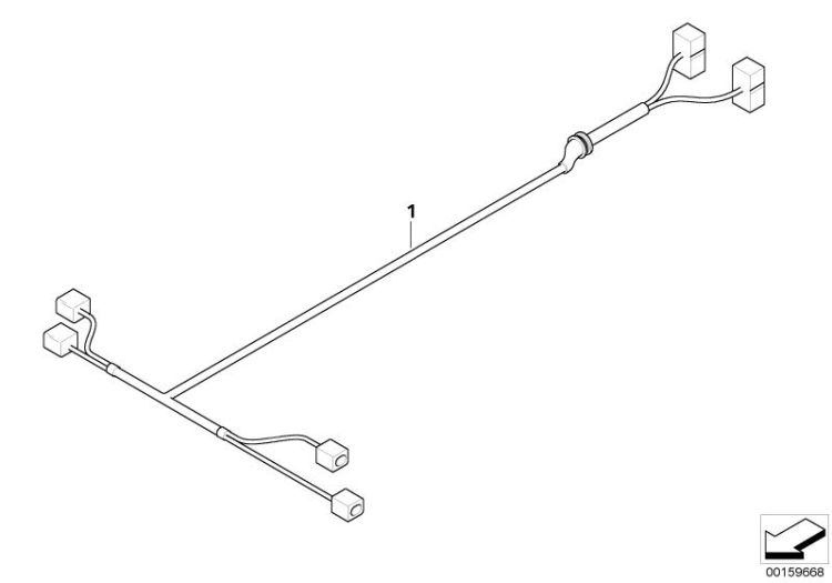 Kabelbaum Motor Injektormodul ->50464121423