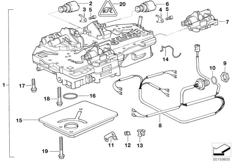 ZF 4HP22/24-EH Schaltgerät + Anbauteile ->47330240774