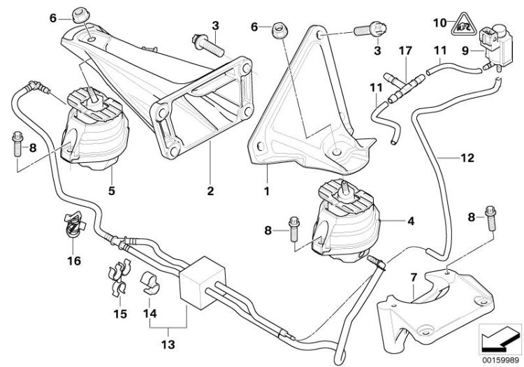 Engine Suspension ->48802220093