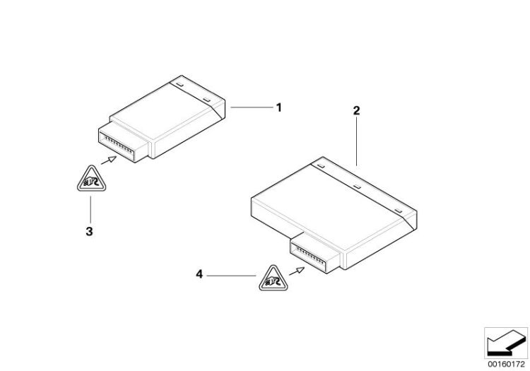 Controlunit,centre-cons. switch cluster ->50101612229