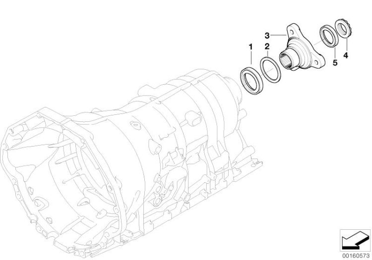 Flasque de sortie, numéro 03 dans l'illustration