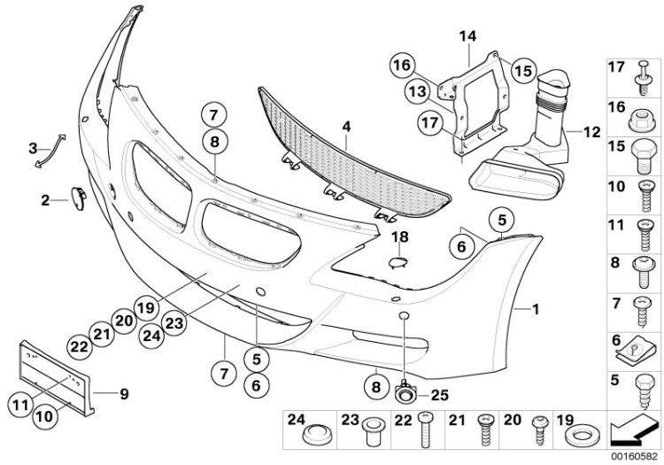 M trim panel, front ->48469515711