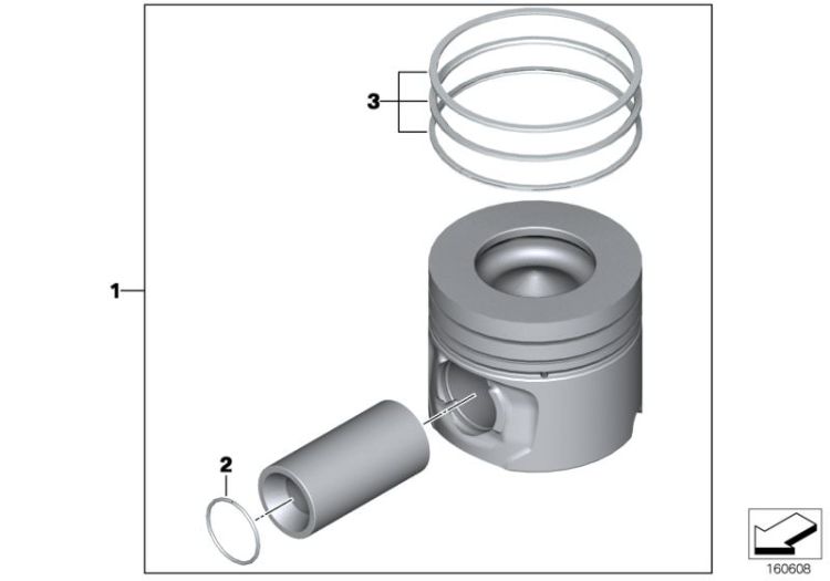 Crankshaft-Pistons ->50142114063