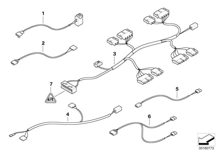 Wiring set seat ->47739611220