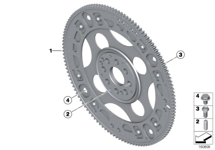 Flywheel automatic ->50142114079