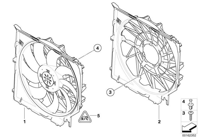 Fan housing, mounting parts ->47789170309