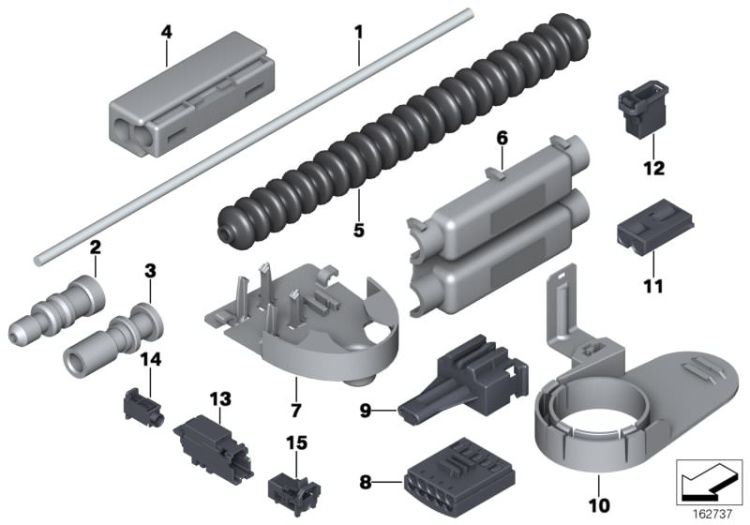 Repair parts, optical fibre cable ->50618612075