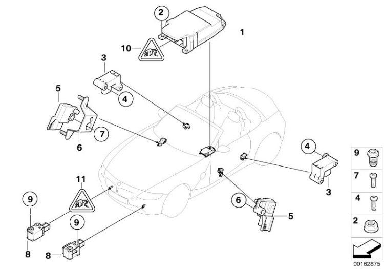 Elektrikteile Airbag ->