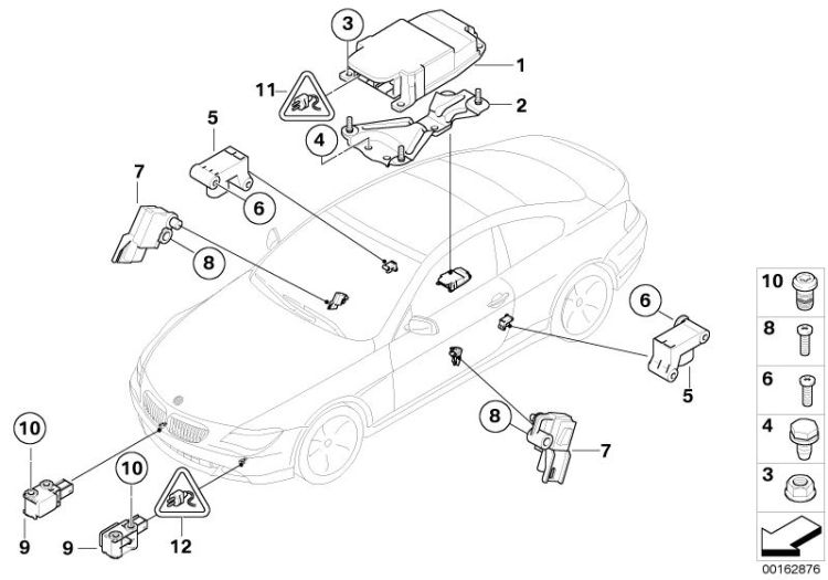 Electric parts, airbag ->47750651612