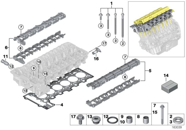 Cylinder head attached parts ->50103113966