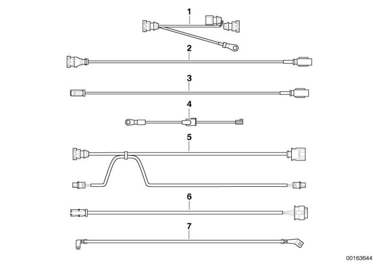 Various wiring harnesses ->49506121105
