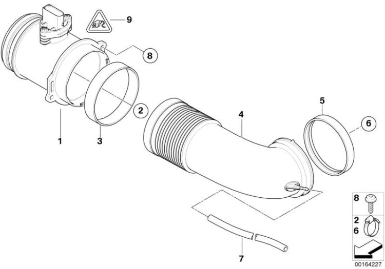 Hot-film air mass meter ->47742131033