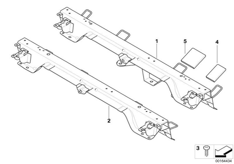 Seat, rear, mounting, backrest ->50901523338