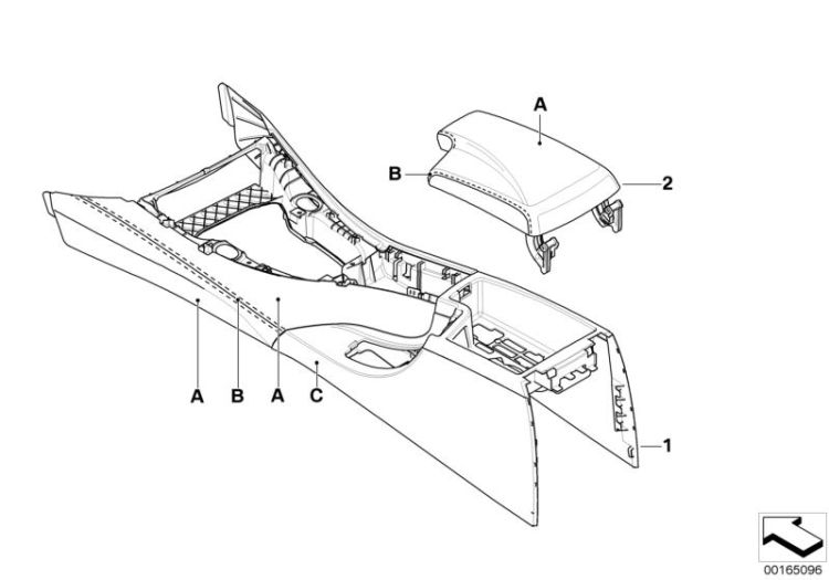 Individual centre console ->48480910872