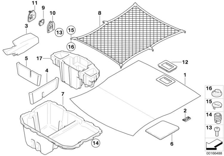 Cache, anneau de serrage, numéro 10 dans l'illustration