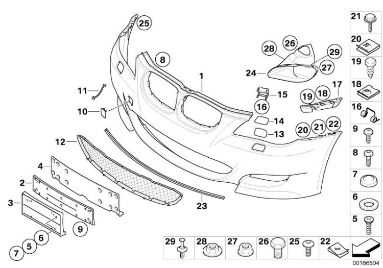 M trim panel, front ->48421515474