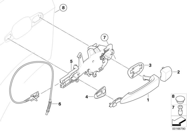 Locking system, door, rear ->50139517776