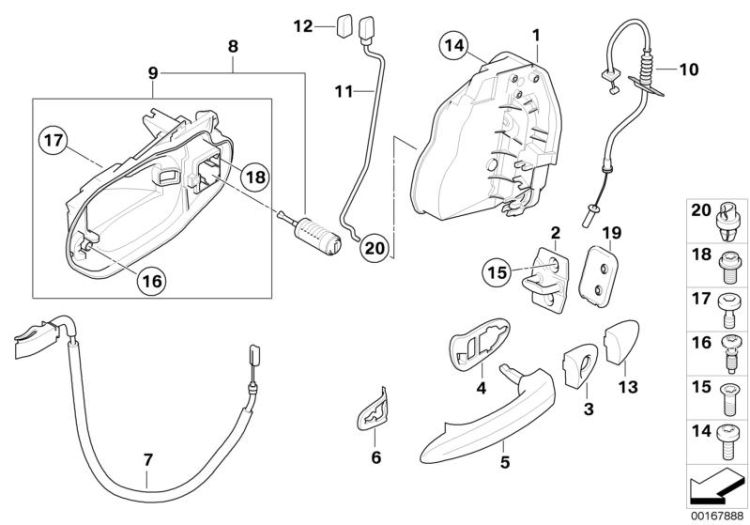 Front door control/door lock ->47789517756